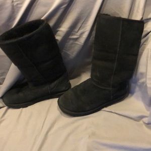 Tall black uggs used size 9